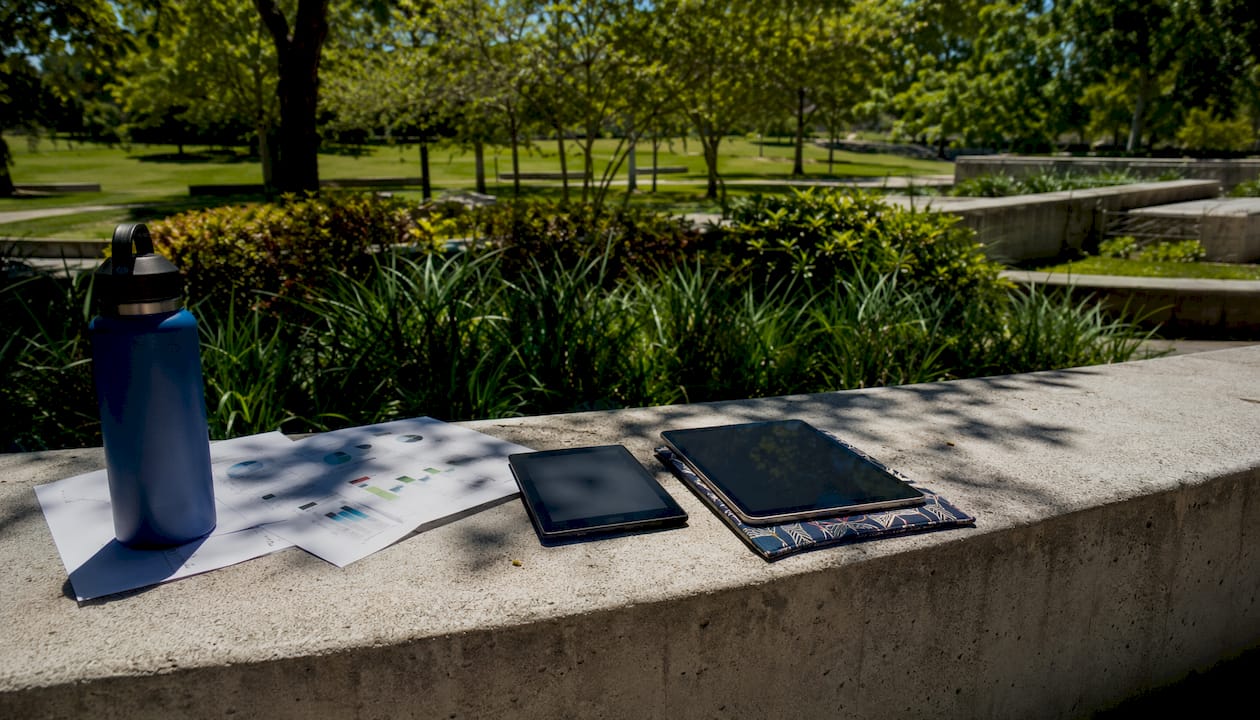 Top view of devices comparing Kindle Unlimited and ebooks