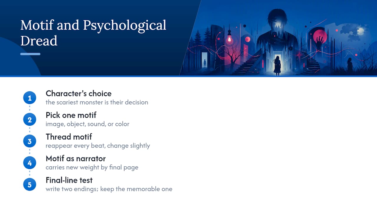 What Can Writers Learn from Nathaniel Connors About Psychological Dread? — overview diagram